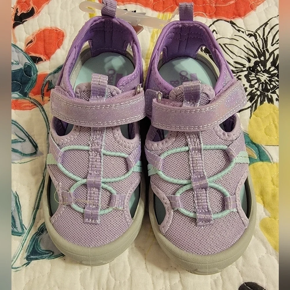 NWT Oshkosh B'Kosh Girls Sandal with Velcro Closure